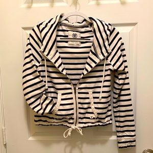 American Eagle Striped Hoodie
